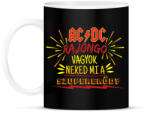 printfashion ACDC rajongó - Bögre - Fekete (2648308)