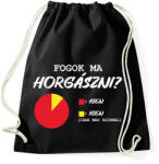 printfashion Fogok ma horgászni? - Sportzsák, Tornazsák - Fekete (13622139)