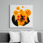 printfashion Sárkány hold - Vászonkép - Fehér (6621631)