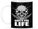 printfashion Darts for Life - Bögre - Fekete (2391553)