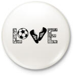 printfashion Love - Kitűző, hűtőmágnes - Fehér (4961493)