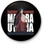 printfashion Ucsiha Madara - Kitűző, hűtőmágnes - Fekete (3099606)