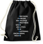 printfashion Programmer (white) - Sportzsák, Tornazsák - Fekete (7241786)
