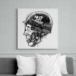 printfashion Meat is murder - Vászonkép - Fehér (6619947)