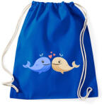 printfashion Szerelmes bálnak - Sportzsák, Tornazsák - Bright royal (6057697)