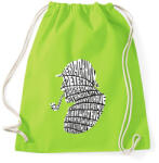 printfashion Holmes - Sportzsák, Tornazsák - Limezöld (161209)