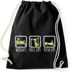 printfashion Dínó edzés - Sportzsák, Tornazsák - Fekete (11676728)