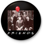 printfashion Jóbarátok - Kitűző, hűtőmágnes - Fekete (3098943)