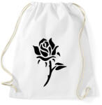 printfashion Rózsa - fekete - Sportzsák, Tornazsák - Fehér (12068363)
