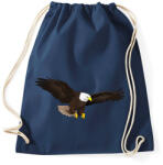 printfashion Repülő sas - Sportzsák, Tornazsák - Sötétkék (15274092)
