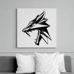 printfashion Witcher logo - Vászonkép - Fehér (6629630)