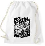printfashion Fájdalom nélkül nincs siker - Sportzsák, Tornazsák - Fehér (210079)
