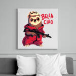 printfashion A kis lázadó - La casa de papel - Vászonkép - Fehér (6637901)