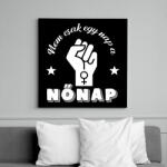 printfashion Nem csak egy nap - Vászonkép - Fekete (12637348)