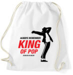 printfashion Michael Jackson póló - Sportzsák, Tornazsák - Fehér (1042869)