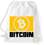 printfashion Bitcoin - Sportzsák, Tornazsák - Fehér (6062692)