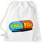 printfashion Chill Pill - Sportzsák, Tornazsák - Fehér (5192890)