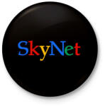 printfashion Skynet - Kitűző, hűtőmágnes - Fekete (7577283)