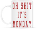 printfashion It's monday. - Bögre - Fehér (789085)
