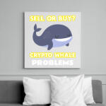 printfashion BITCOIN 4EVER 27 - Vászonkép - Fehér (6639783)