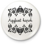 printfashion Agyfaszt kapok - Kitűző, hűtőmágnes - Fehér (16376339)