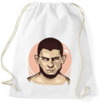 printfashion Khabib Nurmagomedov - Sportzsák, Tornazsák - Fehér (3587646)