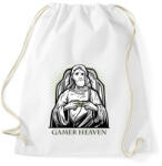 printfashion Gamer heaven - Sportzsák, Tornazsák - Fehér (4351372)
