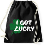 printfashion I got Lucky - páros - Sportzsák, Tornazsák - Fekete (6998615)