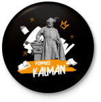 printfashion Könyves Kálmán - Kitűző, hűtőmágnes - Fekete (9944359)