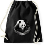 printfashion panda - Sportzsák, Tornazsák - Fekete (14905376)