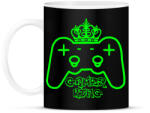printfashion Gamer king - Bögre - Fekete (5325745)