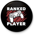 printfashion Ranked Player - Kitűző, hűtőmágnes - Fekete (5258892)