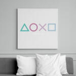 printfashion Playstation - Vászonkép - Fehér (6625525)