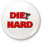 printfashion DIET HARD - Kitűző, hűtőmágnes - Fehér (3078154)