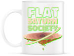 printfashion Lapos szaturnusz - Flat Saturn - Bögre - Fehér (4371550)