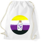 printfashion Egy üvegnyi virág - Sportzsák, Tornazsák - Fehér (5221080)