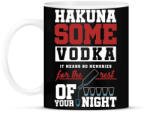 printfashion Hakuna some Vodka - Bögre - Fekete (2396901)