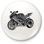 printfashion yamaha r6 - Kitűző, hűtőmágnes - Fehér (3090333)