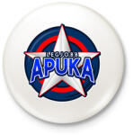 printfashion LEGJOBB APUKA - Kitűző, hűtőmágnes - Fehér (10817121)