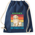 printfashion Golden Retriever - Sportzsák, Tornazsák - Sötétkék (14465849)