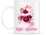 printfashion christmas pug - Bögre - Fehér (2040446)