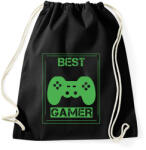 printfashion Gamer - Sportzsák, Tornazsák - Fekete (4229443)