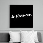 printfashion Influencer - Vászonkép - Fekete (6657515)