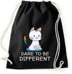 printfashion Dare to be different - Sportzsák, Tornazsák - Fekete (9459797)