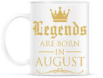 printfashion A legendák augusztusban születnek - Bögre - Fehér (789187)
