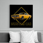 printfashion Muscle car - Vászonkép - Fekete (13302866)