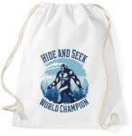 printfashion Big Foot - bújócska világbajnok - Sportzsák, Tornazsák - Fehér (5501436)