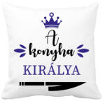 printfashion A konyha királya - Párnahuzat, Díszpárnahuzat - Fehér (16350578)
