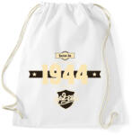 printfashion born-in-1944-cream-choco - Sportzsák, Tornazsák - Fehér (619831)