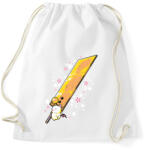printfashion Big sword - Sportzsák, Tornazsák - Fehér (5110665)